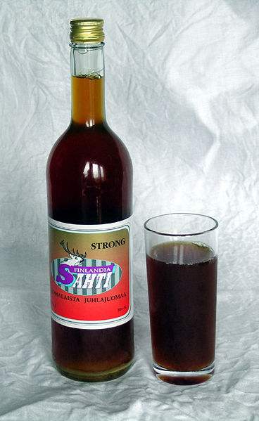 Sahti, a traditional beer from Finland made from a variety of grains, malts and flavored with Juniper berries. The mash is filtered through juniper twigs.