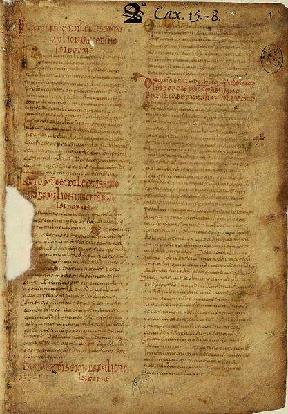 Etymologiae Codex Toletanus
