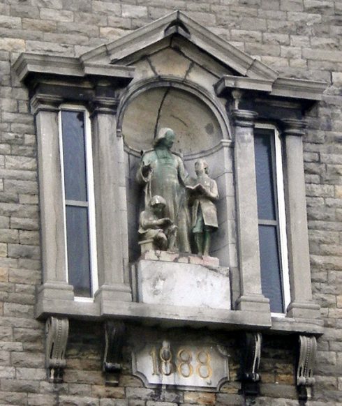 Statue of St. John Baptist de La Salle in Canada.