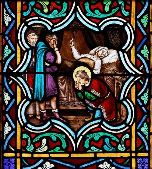 Death of St. Anselm's Mother, photo by Thesupermat.