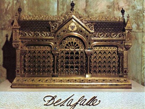Relics of St. John Baptist de La Salle in the Casa Generaliza in Rome, Italy.