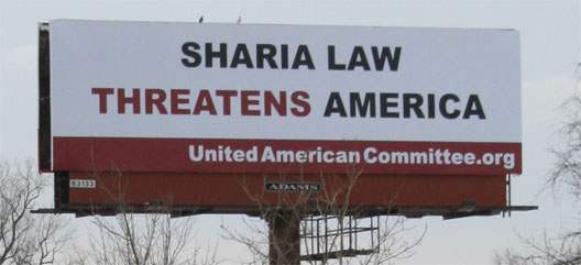 Sharia law Billboard