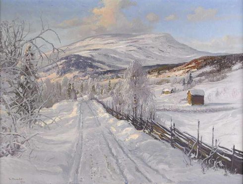 Carl Brandt - winter landscape