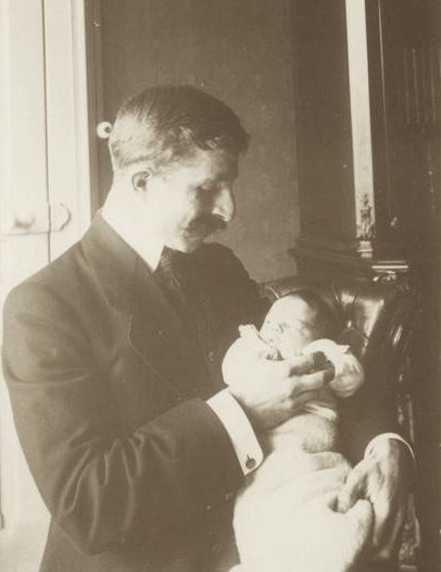 Anne with her father 1911.