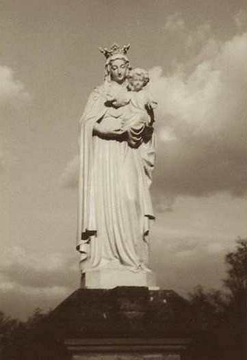 The Statue in the garden in Le Réray that Anne called “Our Lady of Consolation.”