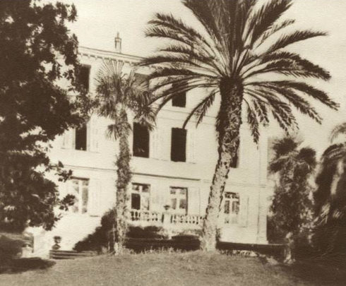 Villa St. Benoît in Cannes, where Venerable Anne died. This was there winter home. Anne’s bedroom was on the first floor (the two windows in the center).