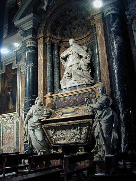 The tomb of Pope Benedict XIII