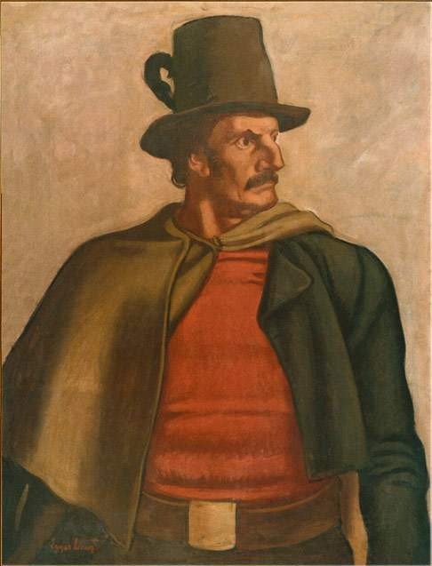 Josef Speckbacher, painted by Albin Egger-Lienz