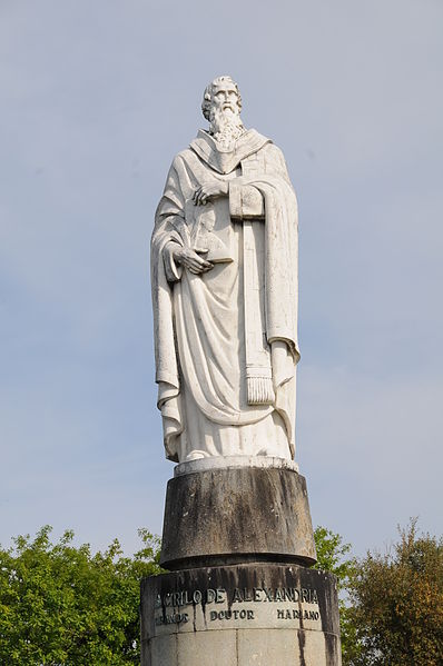 Statue of St. Cyril of Alexandria in Braga, Portugal. Photo by Joseolgon