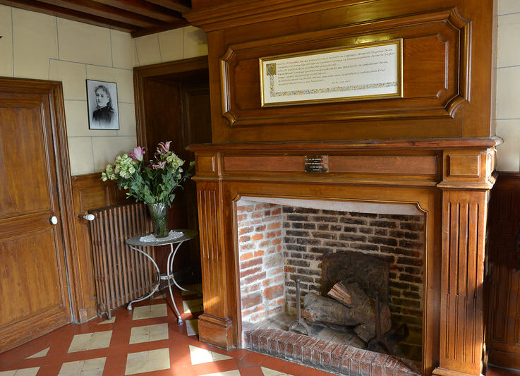 The chimney in St. Therese's house