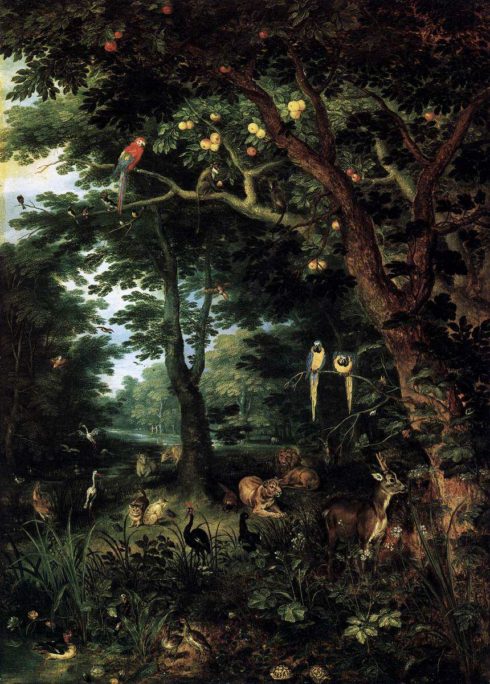 Paradise by Jan Brueghel the Younger.