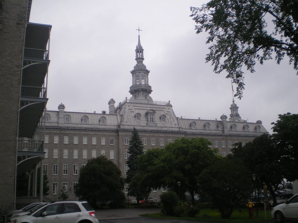 The Seminary of Quebec in Quebec City founded by Bishop François de Laval, the first bishop of New France in 1663.