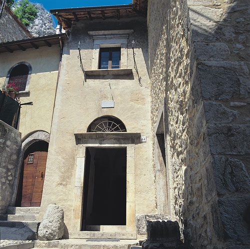 Saint Rita's birthplace at Roccaporena, near Spoleto, Italy.