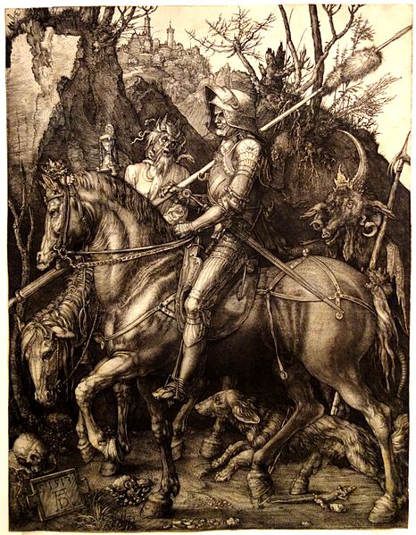 Knight, Death, and the Devil by Albrecht Durer.
