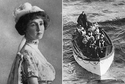 Lucy Noël Martha and Titanic survivors on Lifeboat no.8.