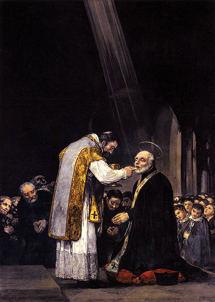 The Last Communion of St. Joseph Calasanz, painted by Goya.