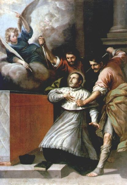 The Martyrdom of Saint Pedro de Arbués by Antonio del Castillo y Saavedra.