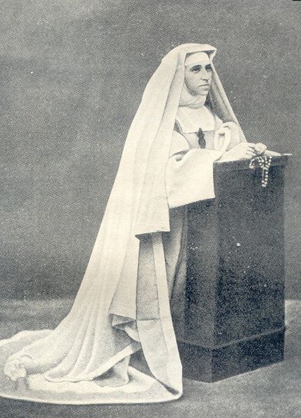 The Marie Reparatrici order of nuns was founded by Blessed Émilie d'Oultremont de Warfusée (1818-1878).