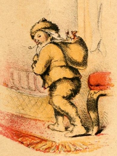 Illustration from the 1864 edition of Clement Moore’s poem A Visit from St. Nicholas.